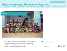 Tablet Screenshot of mahilamandiram.net